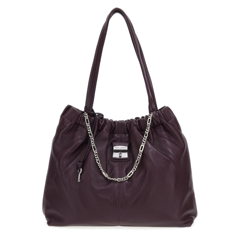 MARC JACOBS THE TOTE DARK PLUM