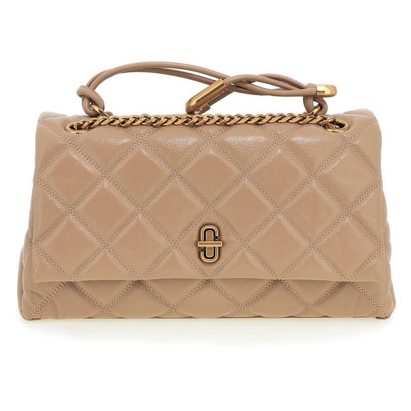 MARC JACOBS THE DUAL CHAIN SHOULDER CAMEL