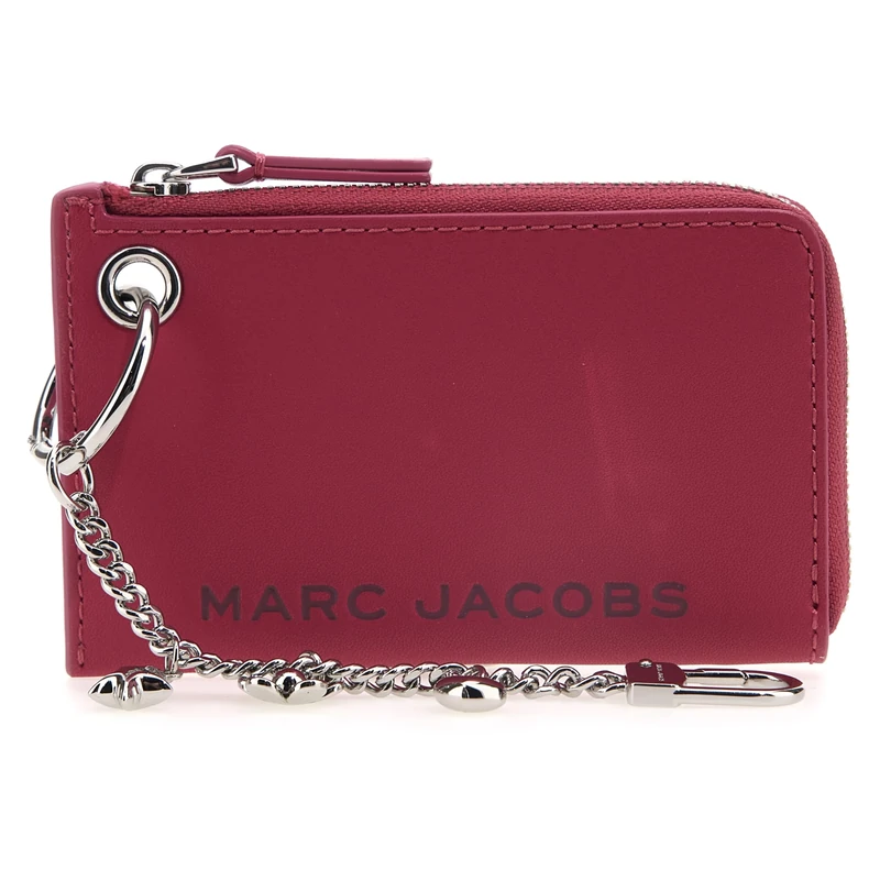 Marc Jacobs Women's Coin Purse Charm Wallet, Raspberry Pink, OS