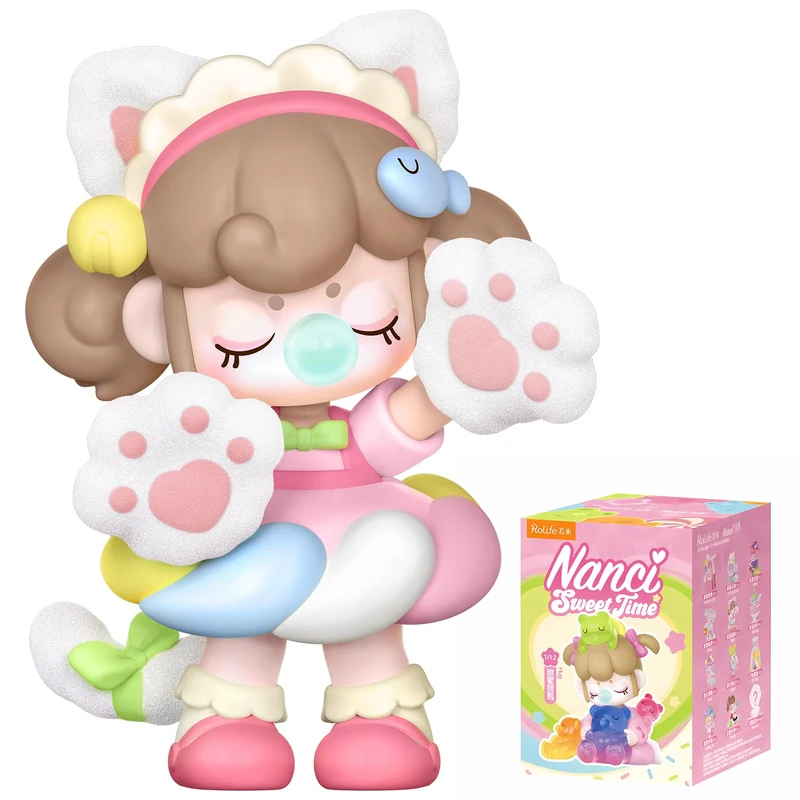 Rolife Nanci Figures Nanci Sweet Time Surprise Blind Box Collectible Art Toy, Match with Super Creator Sets, Creative Christmas Birthday Gifts Adults