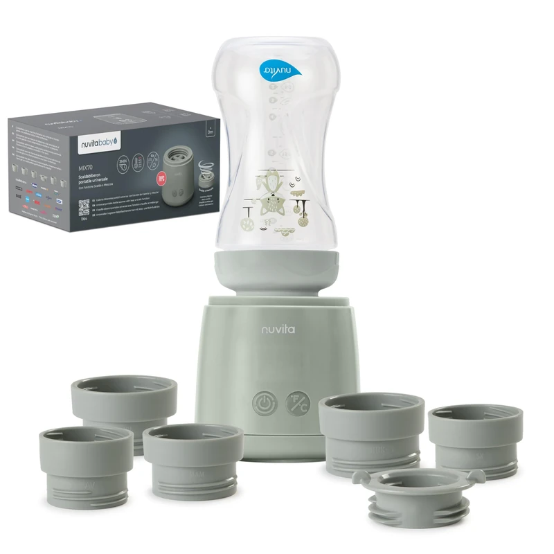 Nuvita Mix70 Portable Bottle Warmer and Mixer - 5 Temps