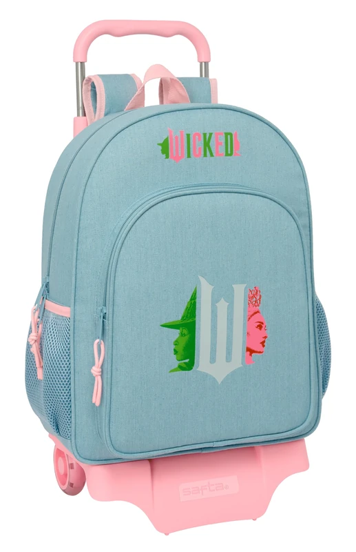 WICKED – Large School Backpack with Trolley, Children's Backpack, Adaptable to Trolley, Ideal for School Children, Comfortable and Versatile, Quality and Resistance, 33 x 15 x 42 cm