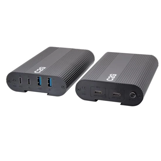 C2G Superbooster 2X4 USB Over Cat6a Extender Switch - USB 3.2 GEN1 (5Gbps)