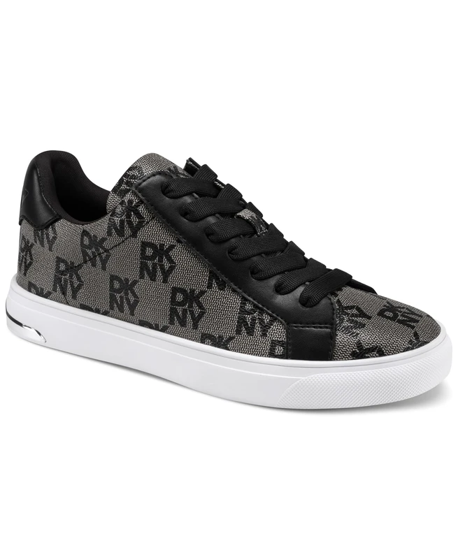 DKNY Women's Ariselle Lace Up Trainers, Black, 35 EU