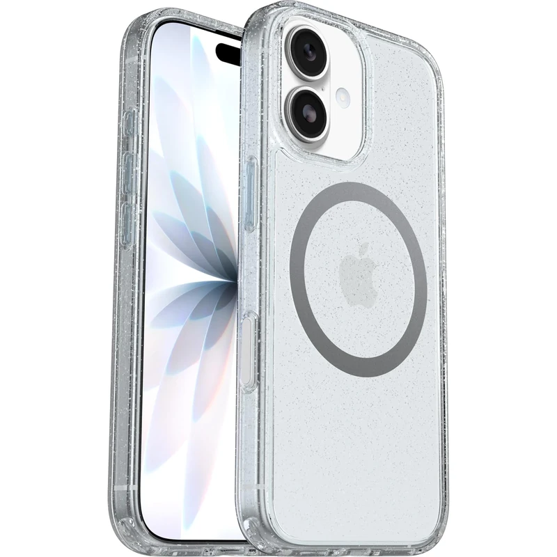 OtterBox Symmetry Series Clear MagSafe Case for iPhone 17, Shockproof, Drop proof, Protective Thin Case, 3x Tested to Military Standard, Stardust