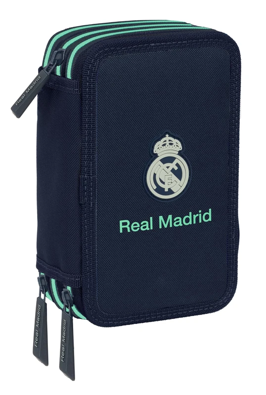 Real Madrid 2nd Team 25/26 – School Pencil Case with 37 Tools Included, Children's Case, Child's Case, Ideal for Children from 5 to 14 Years, Comfortable and Versatile, Quality and Resistance, 12.5 x