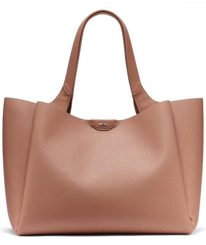 DKNY Women Willa Tote Bag, Hot Cocoa, Large
