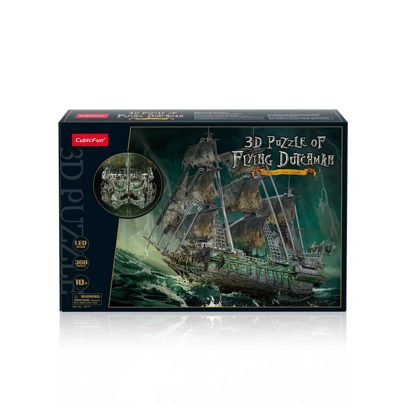 CubicFun 660527 3D Puzzle Flying Dutchman LED Model Kit
