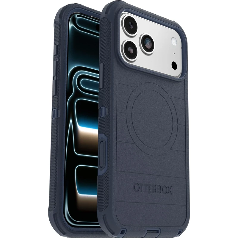 OtterBox Defender Series Pro MagSafe Case for iPhone 17 Pro Max, Shockproof, Drop Proof, Ultra-Rugged, Protective Case, 7x Tested to Military Standard, Blue