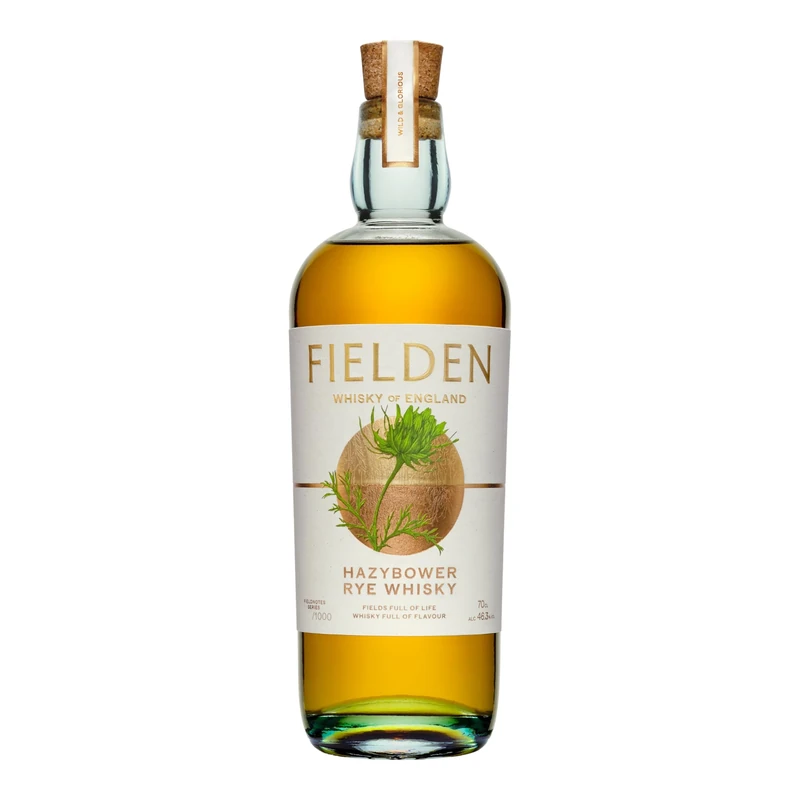Fielden Field Notes Series, Hazybower Release 70cl Heritage Grain Perfection, English Craftsmanship, Small Batch Distilled, Bright and Green English Whisky - Citrus & Blossom tones - 48% ABV, 70cl