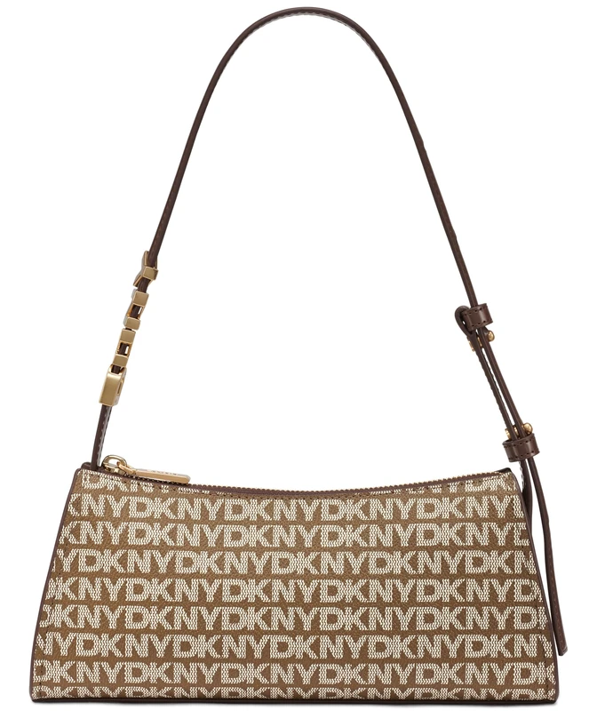 DKNY Avril Top Zip Shoulder Bag, Women's Chino/Chocolate