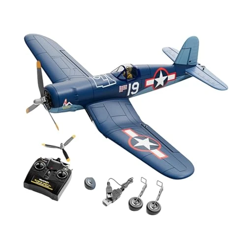 Fenteer RC Airplane Outdoor Game Toy 500mm Fixed Wing Easy to Control Fighter Model PP Foam Aircraft for Boys Ages 8-12 Birthday Gift