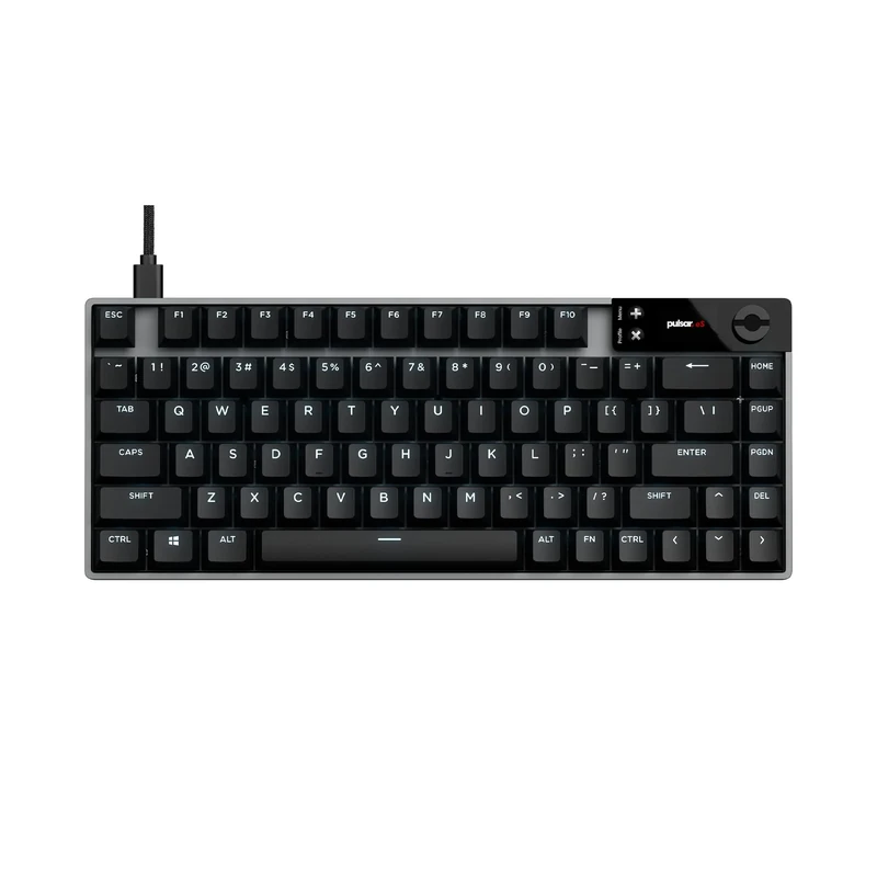 Pulsar Gaming Gears eS HE 70 Hall Effect Magnetic Gaming Keyboard, ANSI, English Layout, 79 Keys, Magnetic Switch, 8K Polling Rate - Image 1