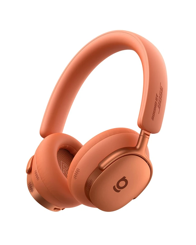 Baseus Inspire XH1 Wireless Bluetooth Headphones with Noise Cancellation, Sound by Bose, Cloud-like Comfort, Dolby Audio & Hi-Res for an Incredibly Dynamic Sound, 100 H Battery Life, Aurora Orange