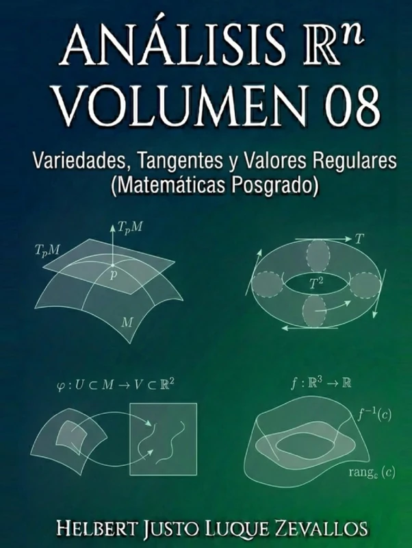 Análisis en Rn volumen 08: Variedades, Tangentes y Valores Regulares (Matemáticas Posgrado)