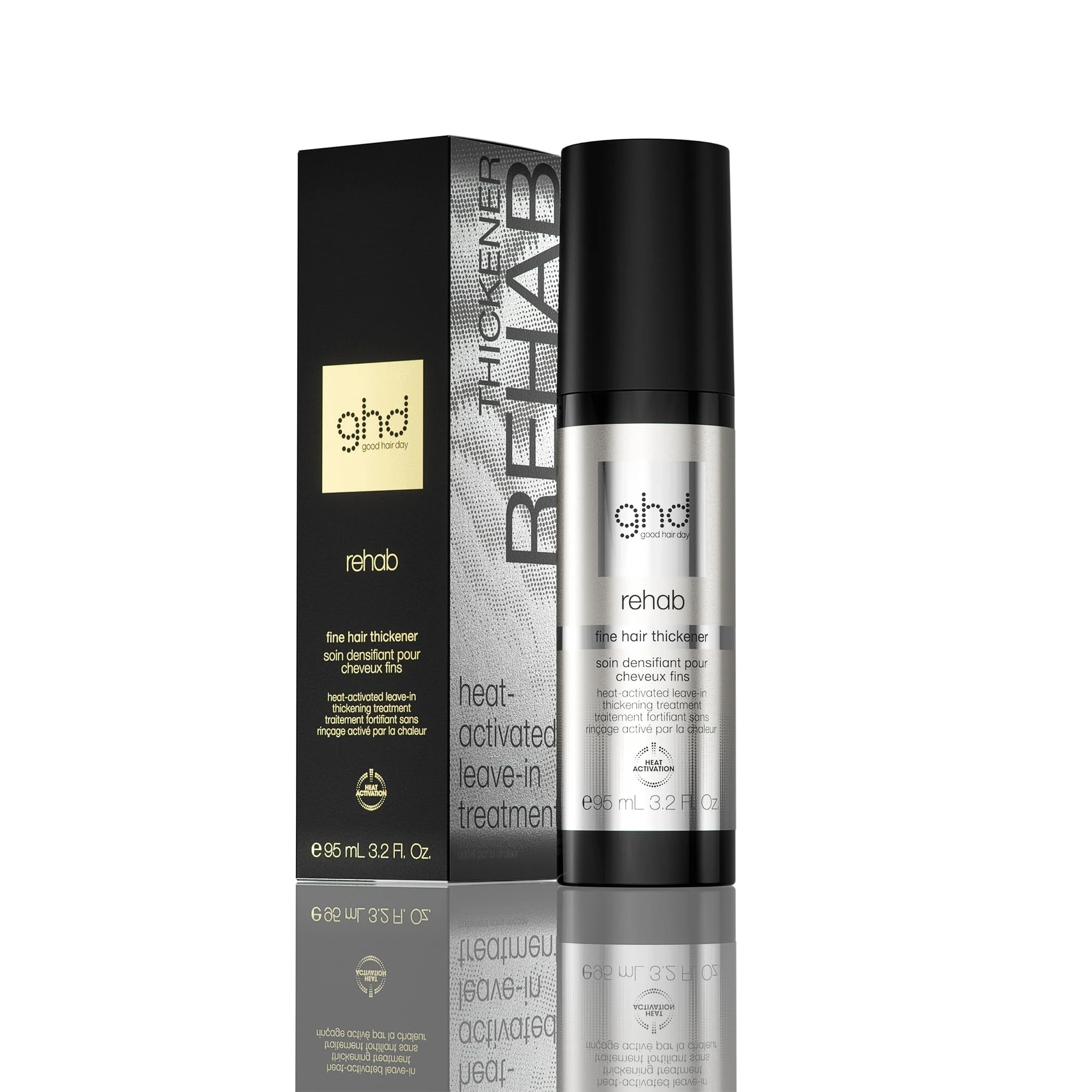 ghd Rehab Fine Hair Thickener Heat-Activated Leave-In Thickening Treatment Spray 95ml
