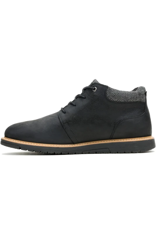 Hush Puppies Men's Jenson Lace Boot, Black, 6 UK