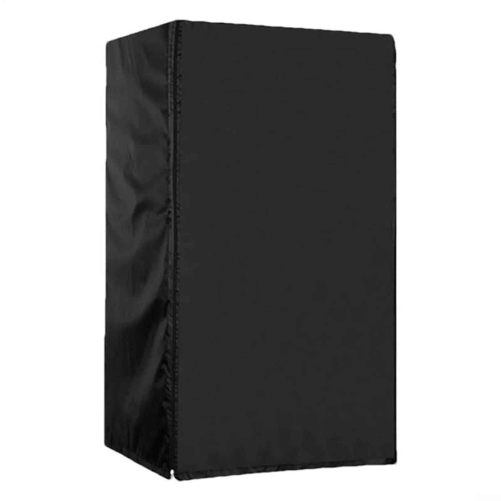 Emiif Refrigerator Cover, 210D Oxford Cloth Waterproof & Dustproof Outdoor Upright Freezers/Beverage Refrigerator Protector(92x77x183cm)