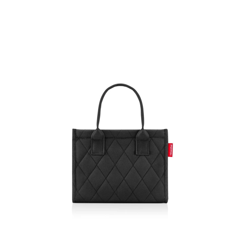 reisenthel Daily Shopper XS - The smaller version of our modern streamlined shopper - a practical rectangular crossbody handbag., Rhombus Black, 27x21x14 cm