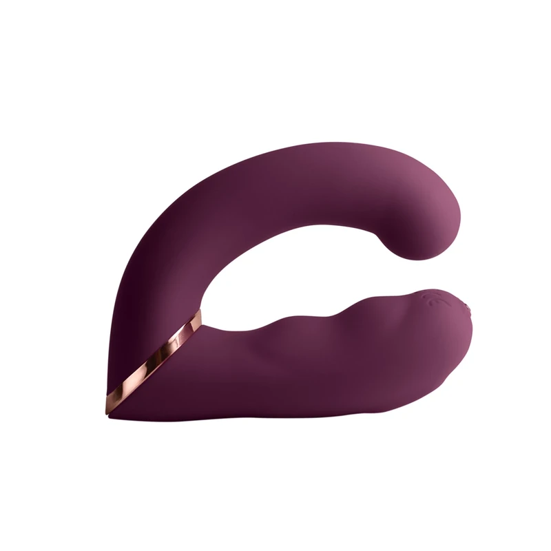 Rocks Off Variety - Textured Dual Function Rechargeable C and G spot Wearable Stimulator and G Spot Pleasure Wand. 10 Vibration Pleasure Enjoyment Settings for Hands Free and Couples’ Fun