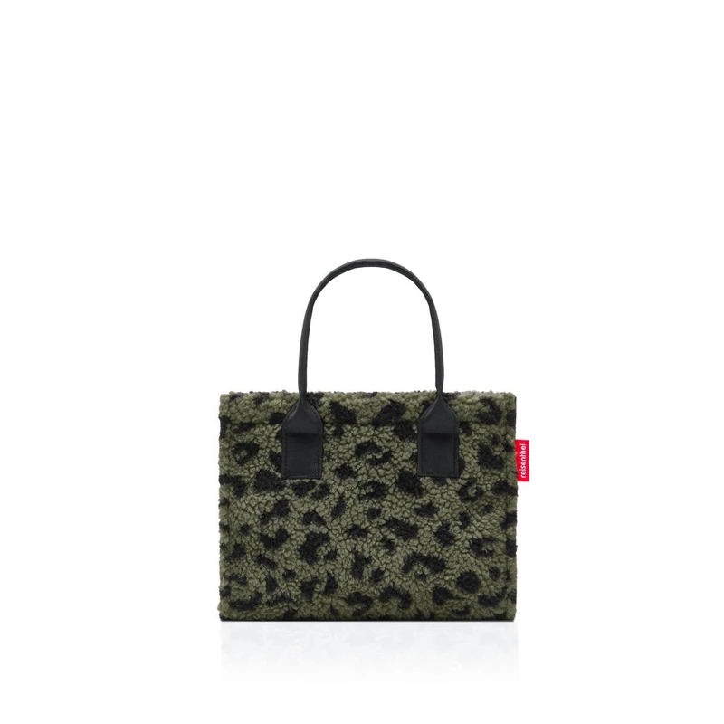 reisenthel Daily Shopper XS - The smaller version of our modern streamlined shopper - a practical rectangular crossbody handbag., Teddy Leo Olive, 27x21x14 cm