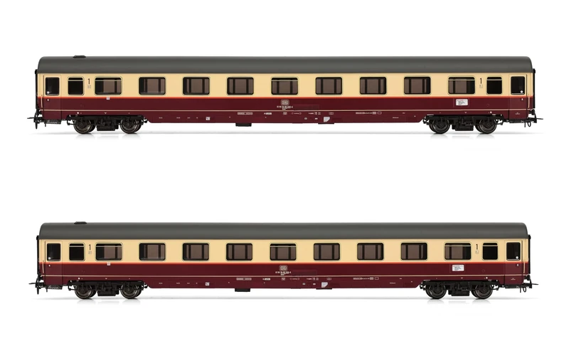 Rivarossi HR4397 DB, 2-unit pack Avmz 111 in Rheingold 1983 livery, ep. IV (they complete the packs HR4346 and HR4347) for adults, 14+ years, model railway collectors