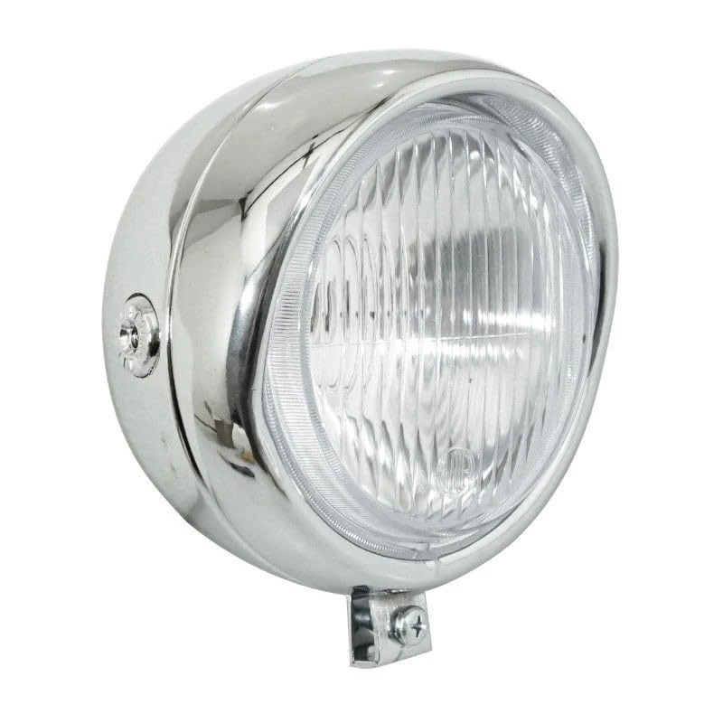 cyclingcolors Front Light Scooter Motorcycle Moped Compatible with Peugeot 103 MBK 51 Diameter 135 mm Chrome - Image 1