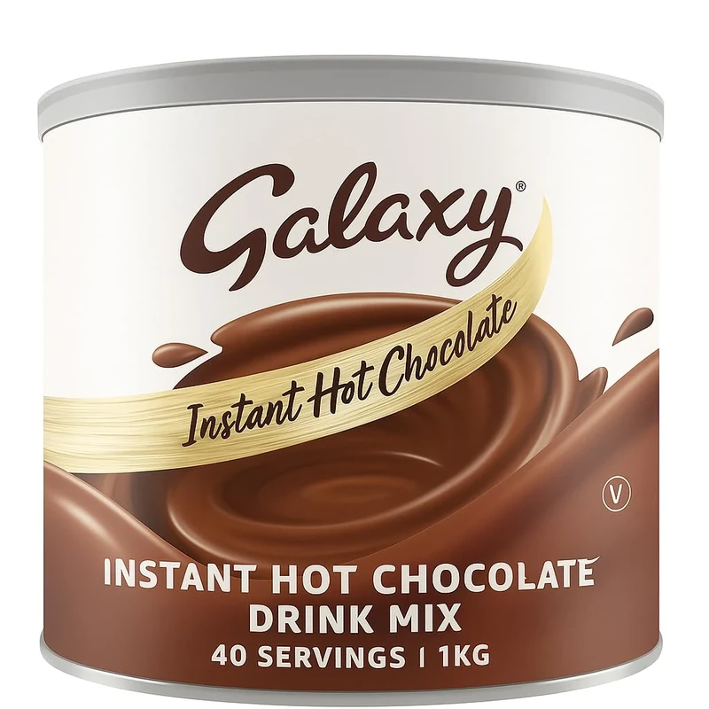 Instant Hot Chocolate Drink Mix – 1kg Pack (40 Servings) | Just Add Milk or Water