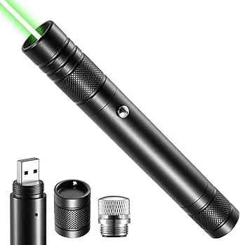 LANMAOMAN Professional Rechargeable Bright Light Flashlight Long Distance Range for TV/LED/LCD Screens Tactical Flashlights Office/Camping/Astronomic/Construction
