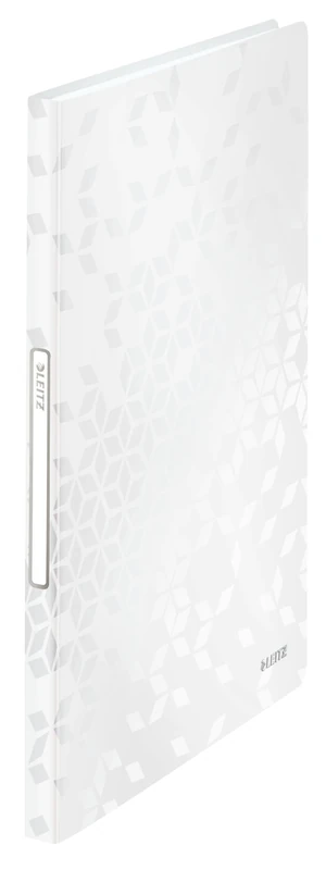 Leitz Wow 46320001 Display Book A4 Format Pack of 10 with 40 Transparent Pockets for 80 Sheets Pearl White - Image 1
