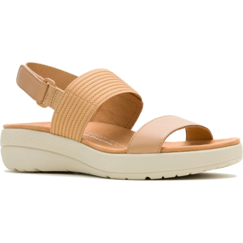 Hush Puppies Female Breathe Slingback Sandal, Tan, 5