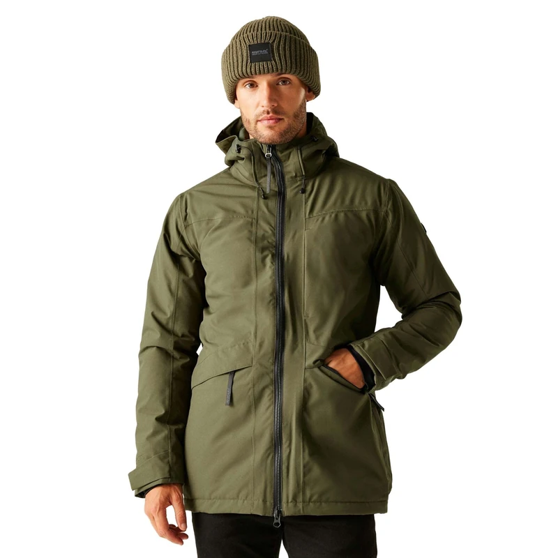 Regatta Mens Balaton Waterproof Jacket Insulated Breathable Windproof Winter Coat