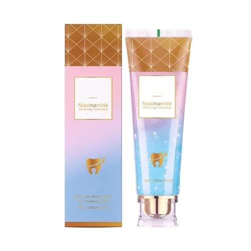 Niacinamide Whitening Toothpaste, Niacinamide Intensive White Toothpastes - for Healthier and Whiter Teeth, Protects Tooth Enamel, Deep Cleaning Freshens Breath 24 Hours(8)