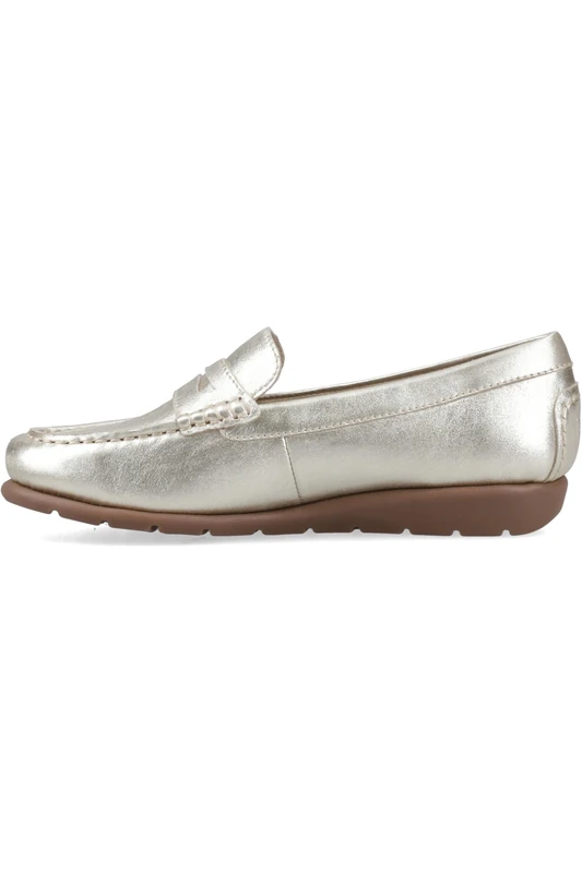 Hush Puppies Women's Shelby Loafer, Gold, 6 UK - Image 1