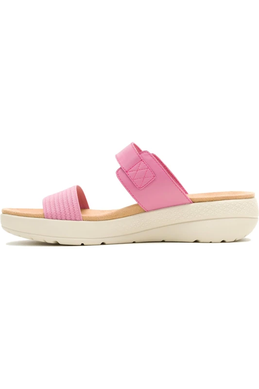 Hush Puppies Female Breathe Gore Slide, Pink, 5