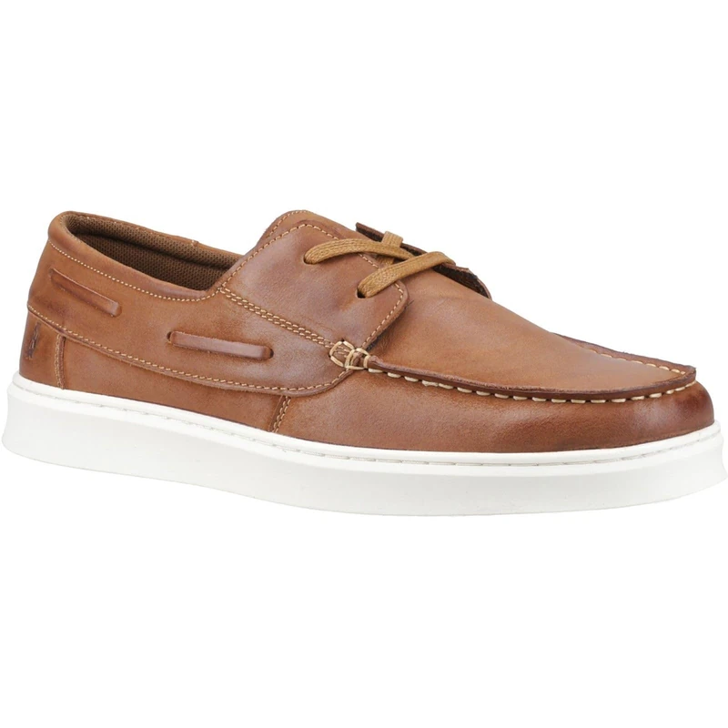 Hush Puppies Male Madden Boat Shoe, Tan, 7