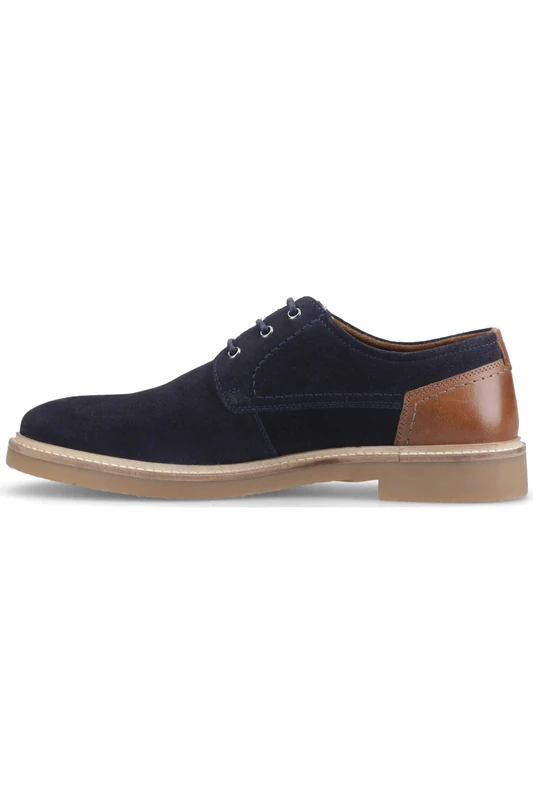 Hush Puppies Male Guy Lace Up, Navy, 10