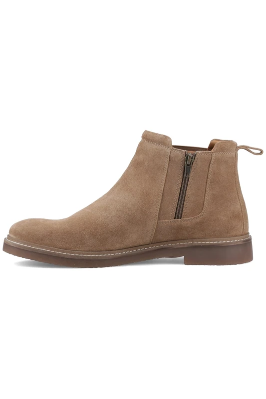 Hush Puppies Men's Gareth Chelsea Boot, Taupe, 7 UK