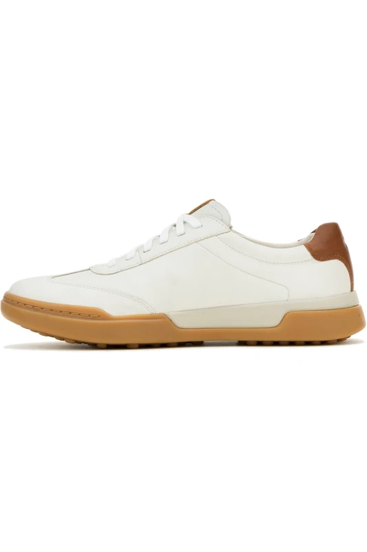 Hush Puppies Men's Wes Lace-Up, White, 8 UK