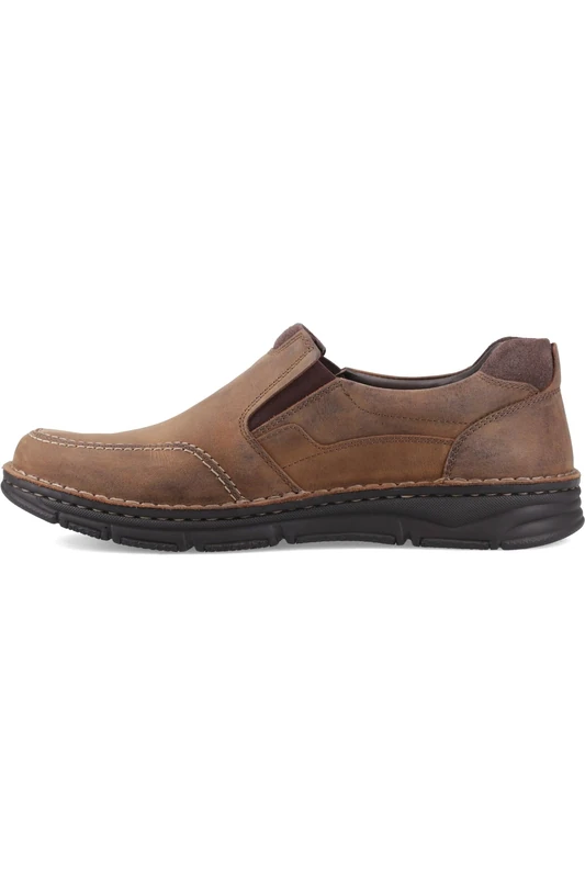 Hush Puppies Men's Fanco Slip On, Tan, 9 UK