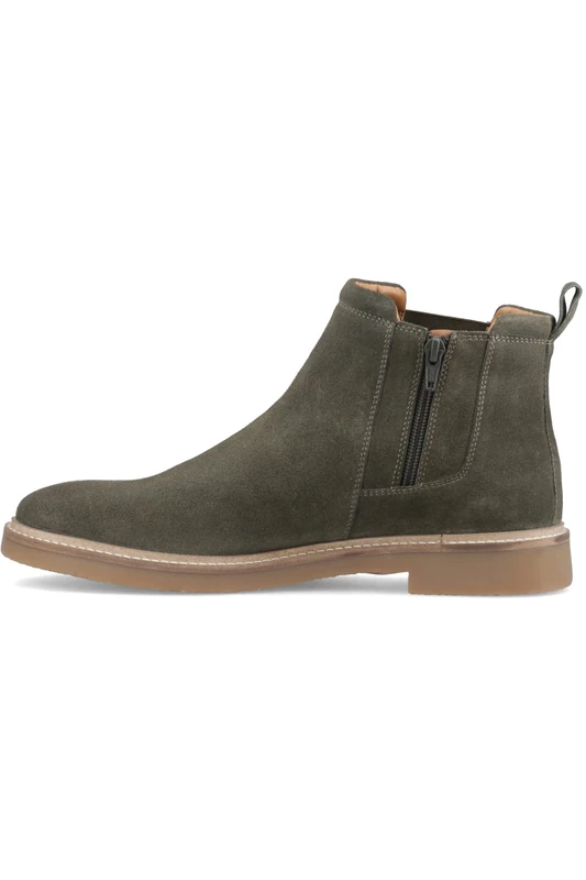 Hush Puppies Men's Gareth Chelsea Boot, Khaki, 6 UK