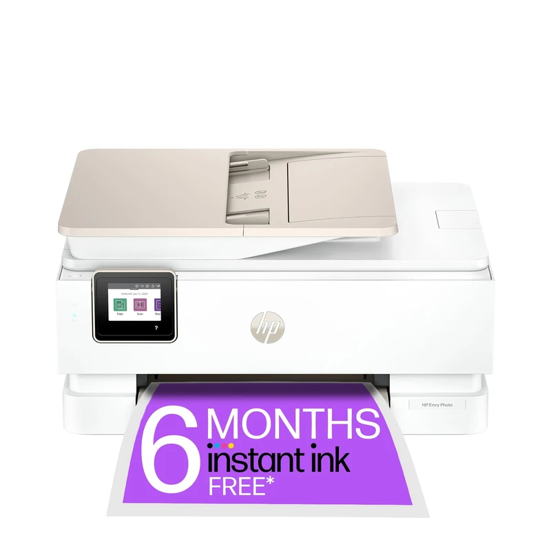 HP Envy Photo 7934 All in One Printer | Wireless | Print, Scan & Copy | 6 months free Instant Ink | Automatic 2-sided photo printing | Touchscreen | Dedicated Photo tray | Automatic Document Feeder