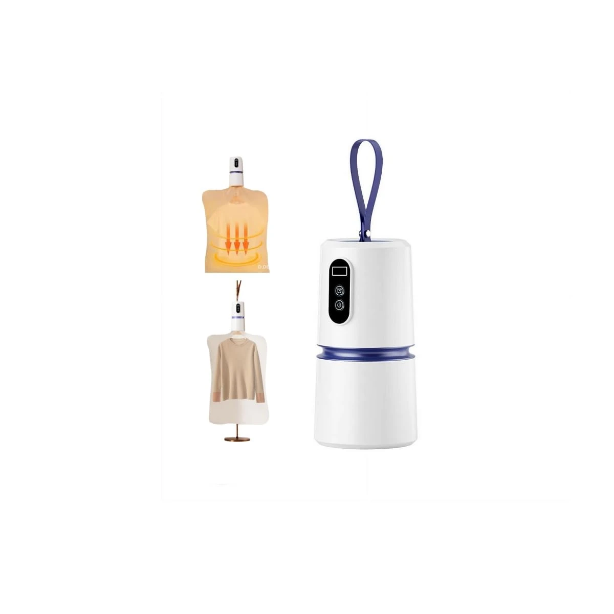 Mini Foldable Travel Clothes Dryer, Portable Clothes Dryers, Small Compact Electric Drying Machine, Multipurpose Minidryer for Travel, Apartment, RV, Dorm