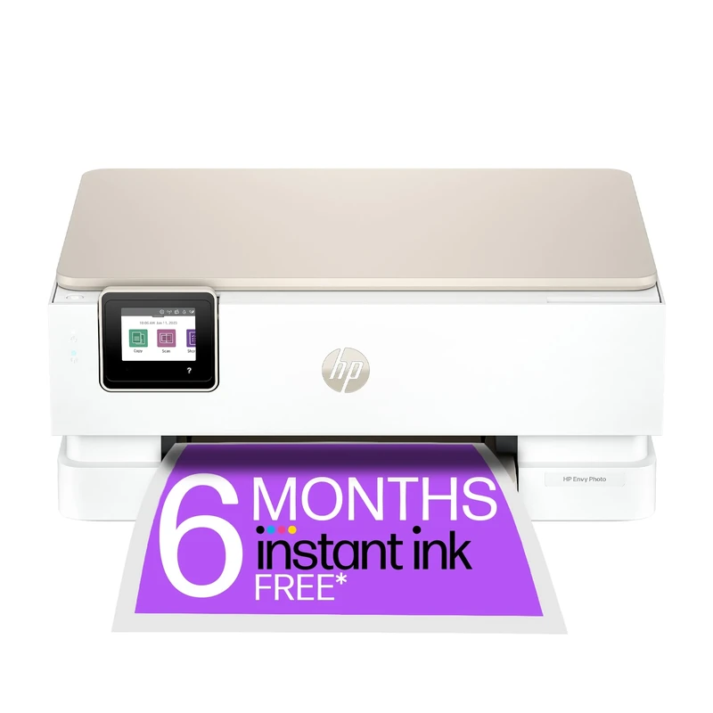 HP Envy Photo 7234 All in One Photo Printer | Wireless | Print, Scan & Copy | 6 months free Instant Ink | Dedicated Photo tray | Touchscreen | 2-sided photo printing | Self-healing dual band Wi-Fi
