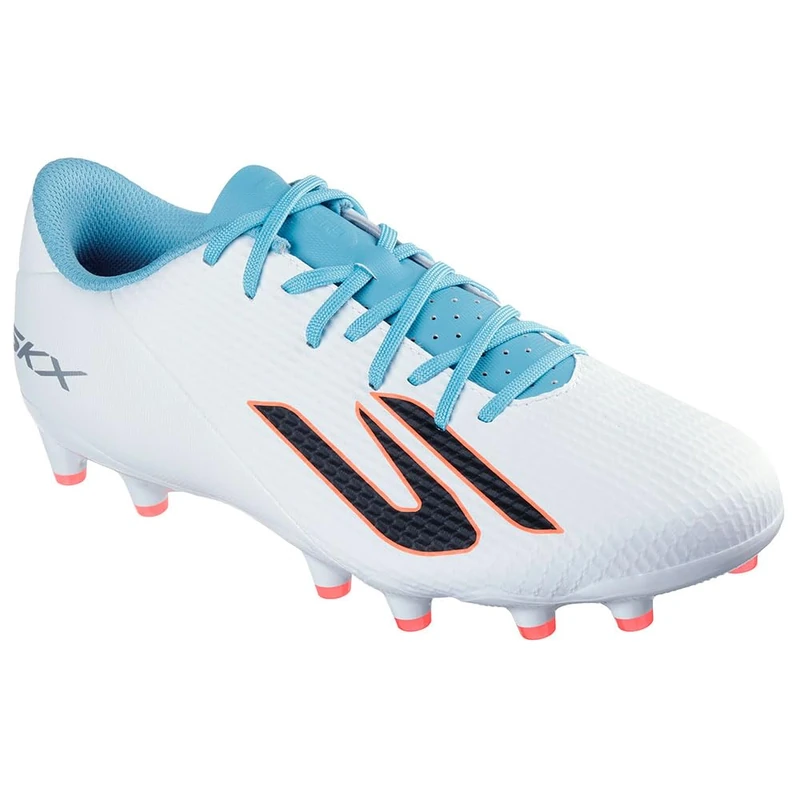 Skechers Men's SKX_2 Academy Artificial Grass Football Boots, White, 9 UK