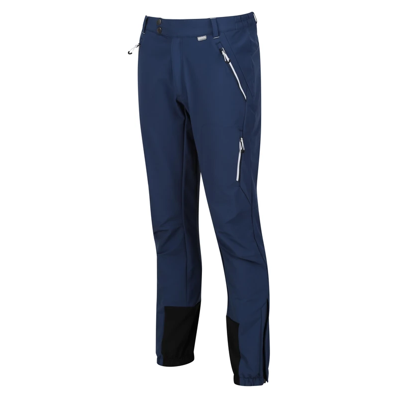 Regatta Mens Mountain Winter Hiking Trousers Water Repellent Walking Stretch Winter Blue - Image 1