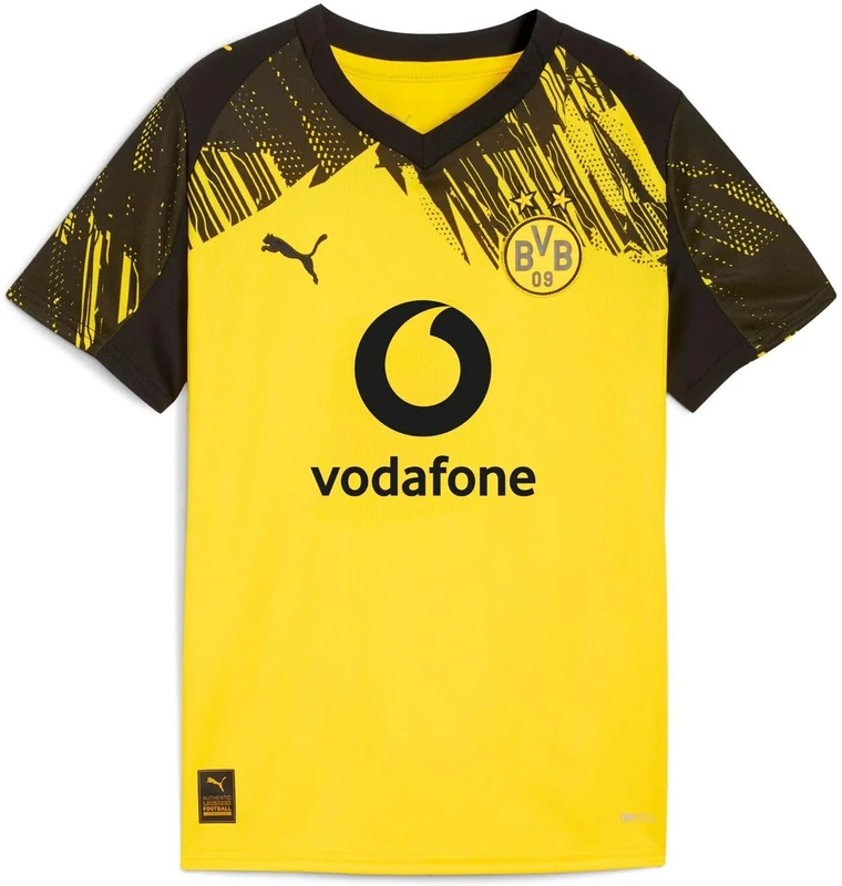 BVB Home Jersey Replica Jr with Sponsor - Image 1
