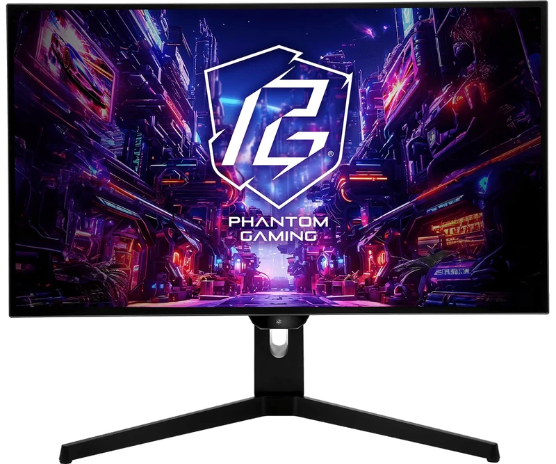 ASROCK PGO27QFS Monitor, 27", QHD (2560X1440),240HZ, 1500:1,0.03MS, 2HDMI+2DP,WiFi+3USB3.2+Type C, Black