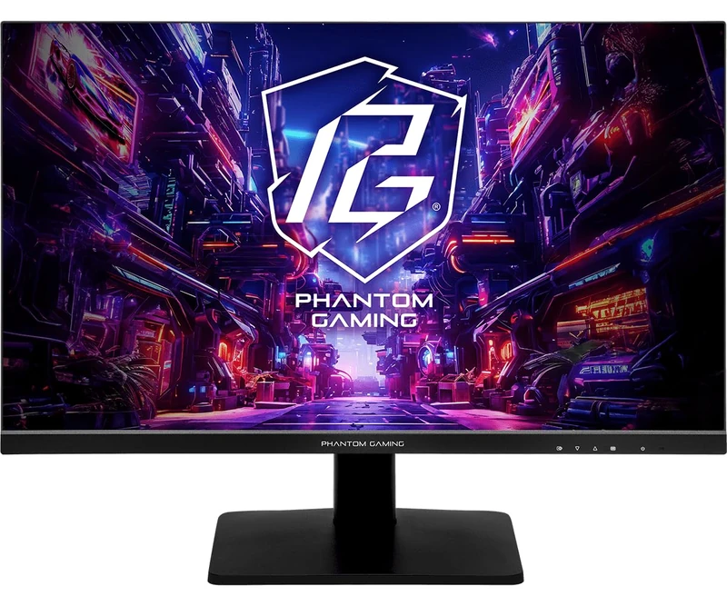 ASROCK PG27FFX1B Monitor, 27", FHD (1920 x 1080), 520Hz, 1000:1.1MS, 2HDMI+1DP, WiFi + 3USB3.2, WiFi, Speakers, Flat, Black - Image 1
