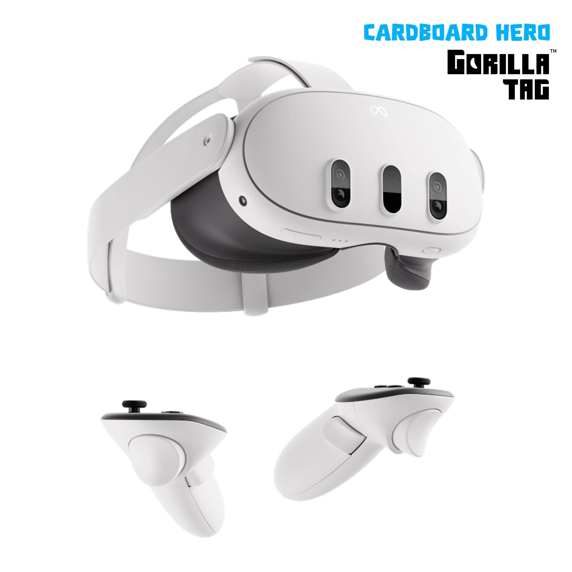 Meta Quest 3 512 GB the most powerful Quest – Ultimate mixed reality experiences – Gorilla Tag Cardboard Hero Bundle – Amazon Exclusive